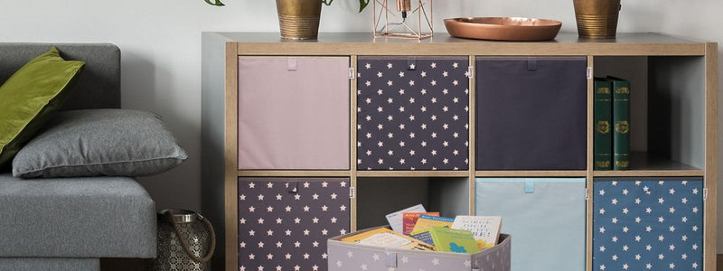 Boîte de rangement en tissu pour enfant cerf, compatible Ikea Kallax 
