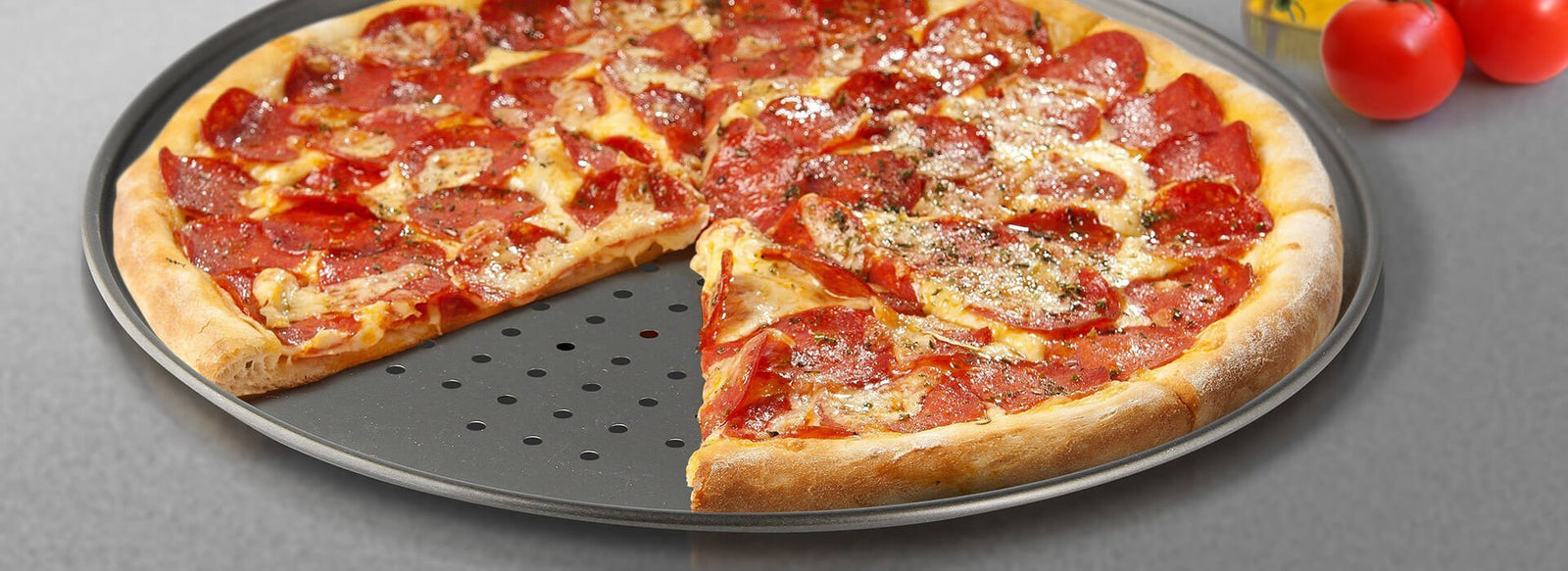 Plaque à pizza rectangulaire perforée extensible 3 dans l'achat en