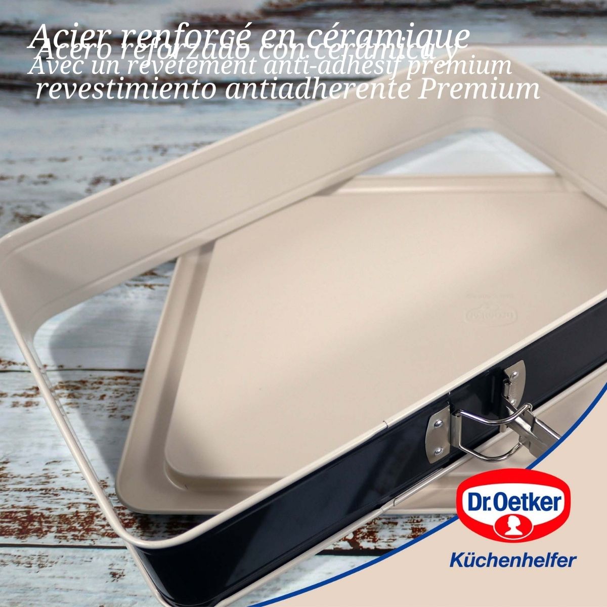 Moule à charnière rectangulaire 38 x 25 cm Dr Oetker Back-Trend