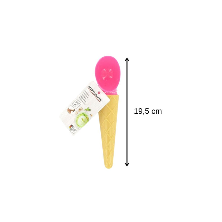 Cuillère à glace colorée en forme de cône Fackelmann