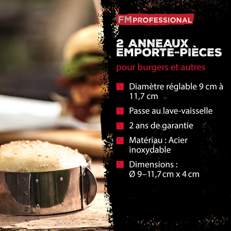 Ensemble de 2 pièces pour hamburger FM Professional