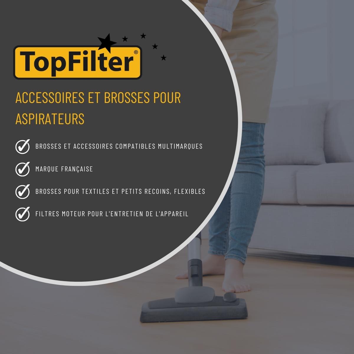 Filtre aspirateur universel sortie moteur TopFilter