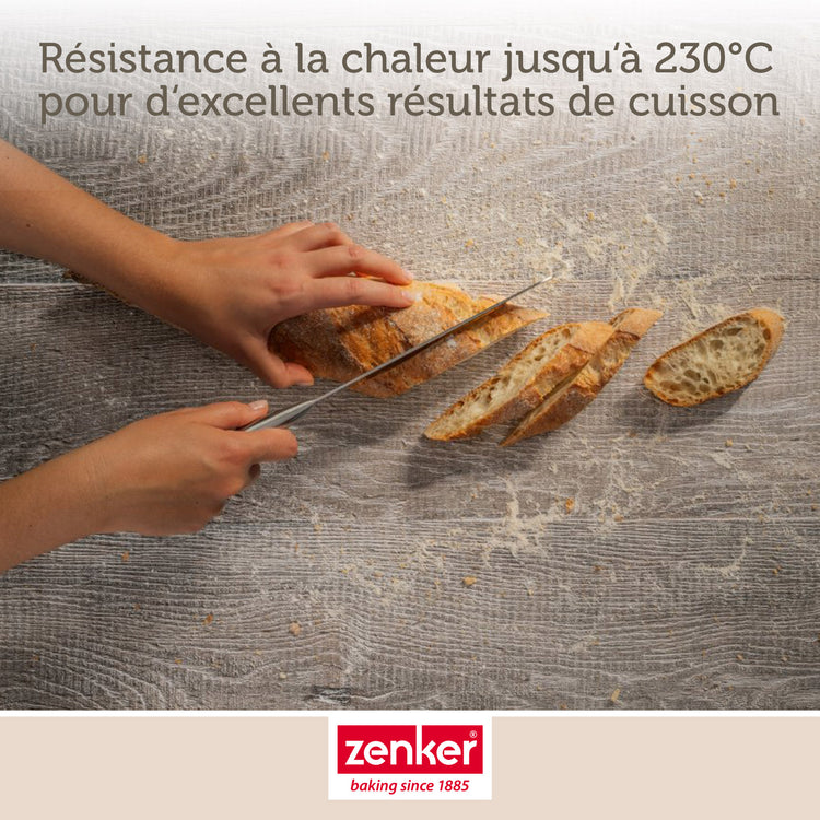 Moule à pain perforé 4 mini baguettes Zenker Mojave Gold