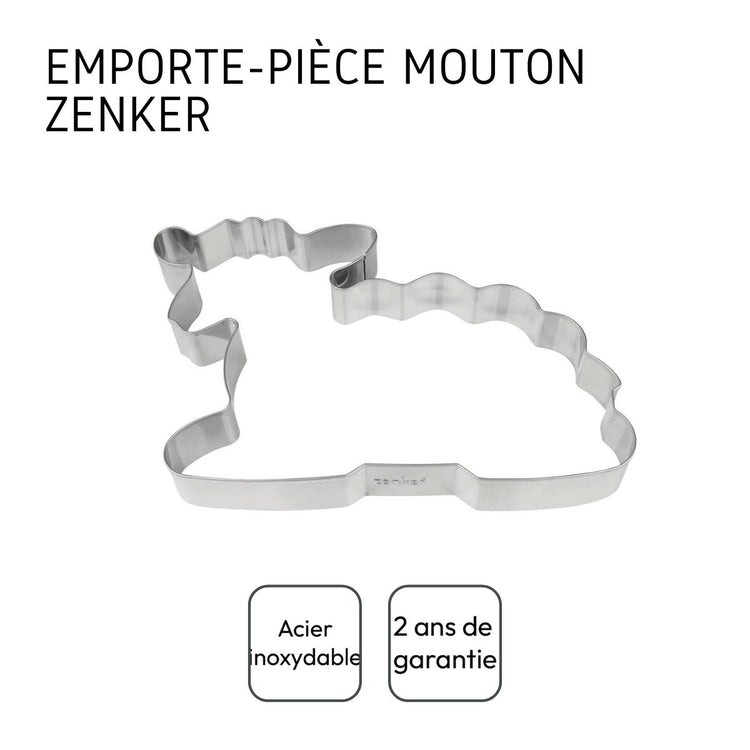 Emporte-pièce agneau pour dessert de pâques Zenker