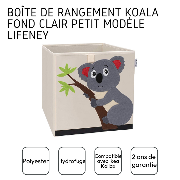 Boîte de rangement "koala" , compatible avec l'étagère IKEA KALLAX Lifeney