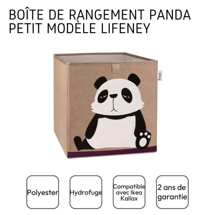 Boîte de rangement "panda" , compatible avec l'étagère IKEA KALLAX Lifeney