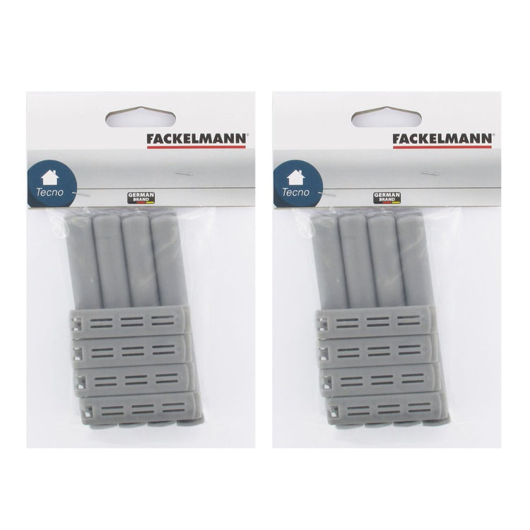 Lot de 2 x 8 clips fermeture de sachet Fackelmann Tecno