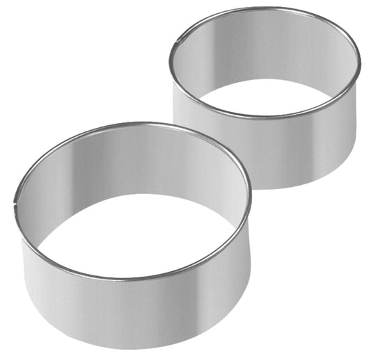 Lot de 2 emporte-pièces ronds pour beignets en inox Zenker Emporte-pièces