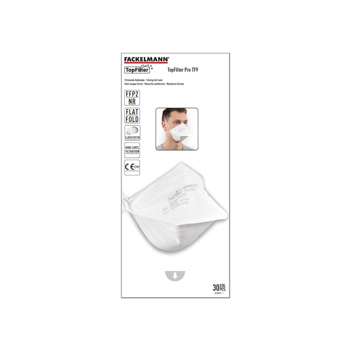 Boite de 30 Masques FFP2 TopFilter Pro TF9