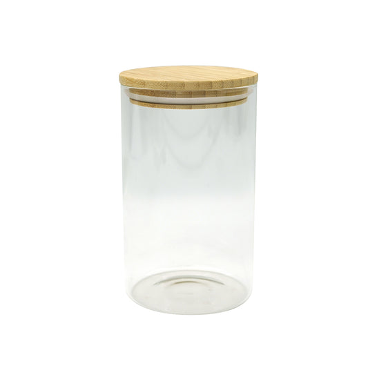 Boîte de conservation en verre 1,15L avec couvercle en Bambou Fackelmann Eco Friendly