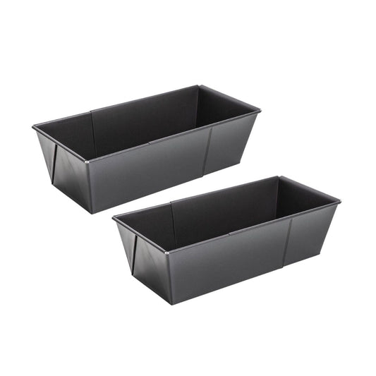 Lot de 2 moules à cakes extensibles 20 à 35 cm Zenker Black Metallic