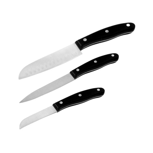 Ensemble de 3 couteaux de cuisine 20, 22 et 26 cm Nirosta Fit