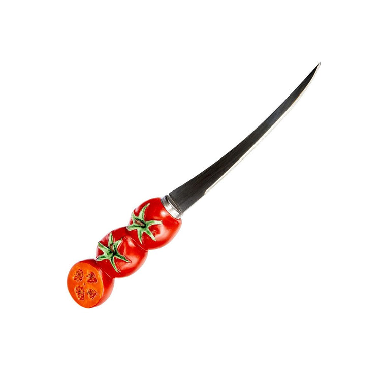 Lot de 4 couteaux à tomates lame crantée 11 cm Fackelmann