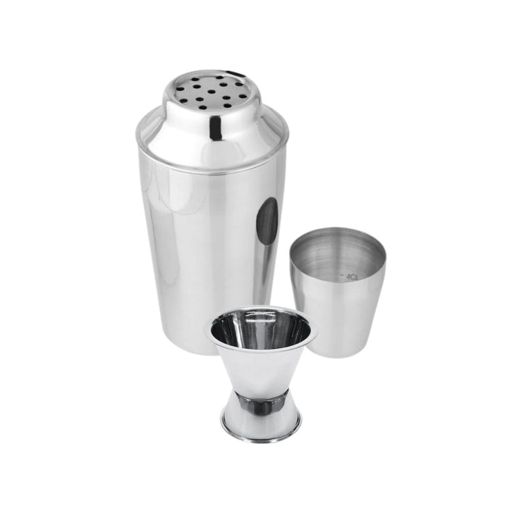 Set Shaker à cocktails en inox 400 ml et Doseur à alcool 2 cl et 4 cl Fackelmann Bar Concept