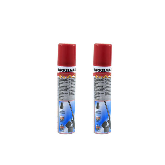 Lot de 2 recharges de gaz 90 ml Fackelmann Tecno