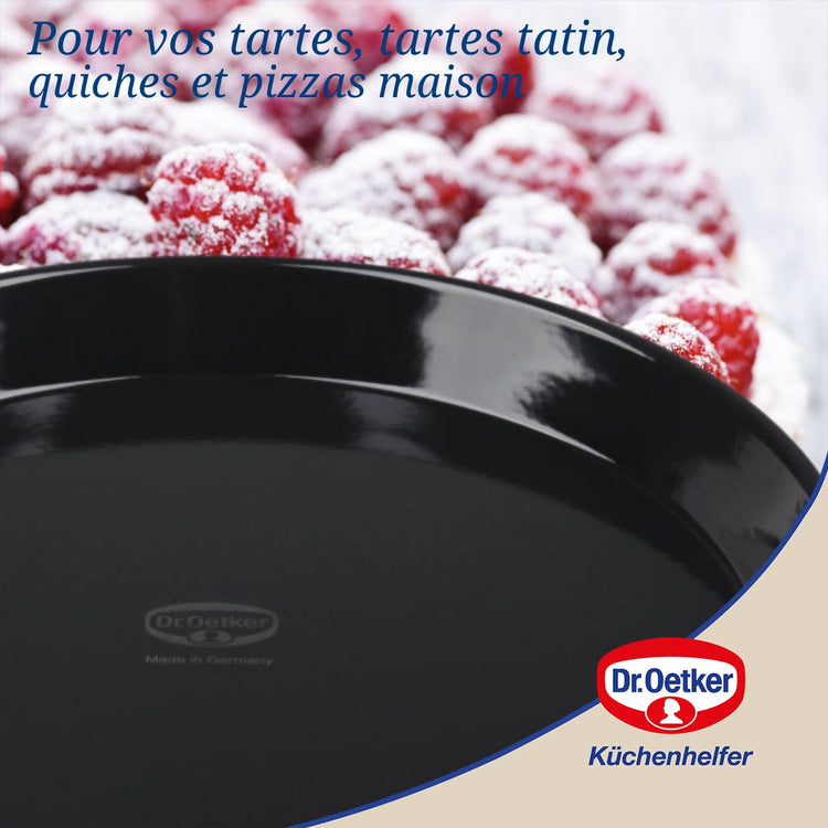 Plat à four pour tartes et pizzas 32 cm Dr.Oetker Tradition