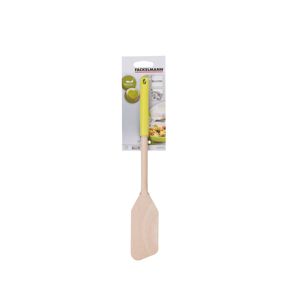 Spatule en bois avec manche en silicone coloré Fackelmann Wood Edition