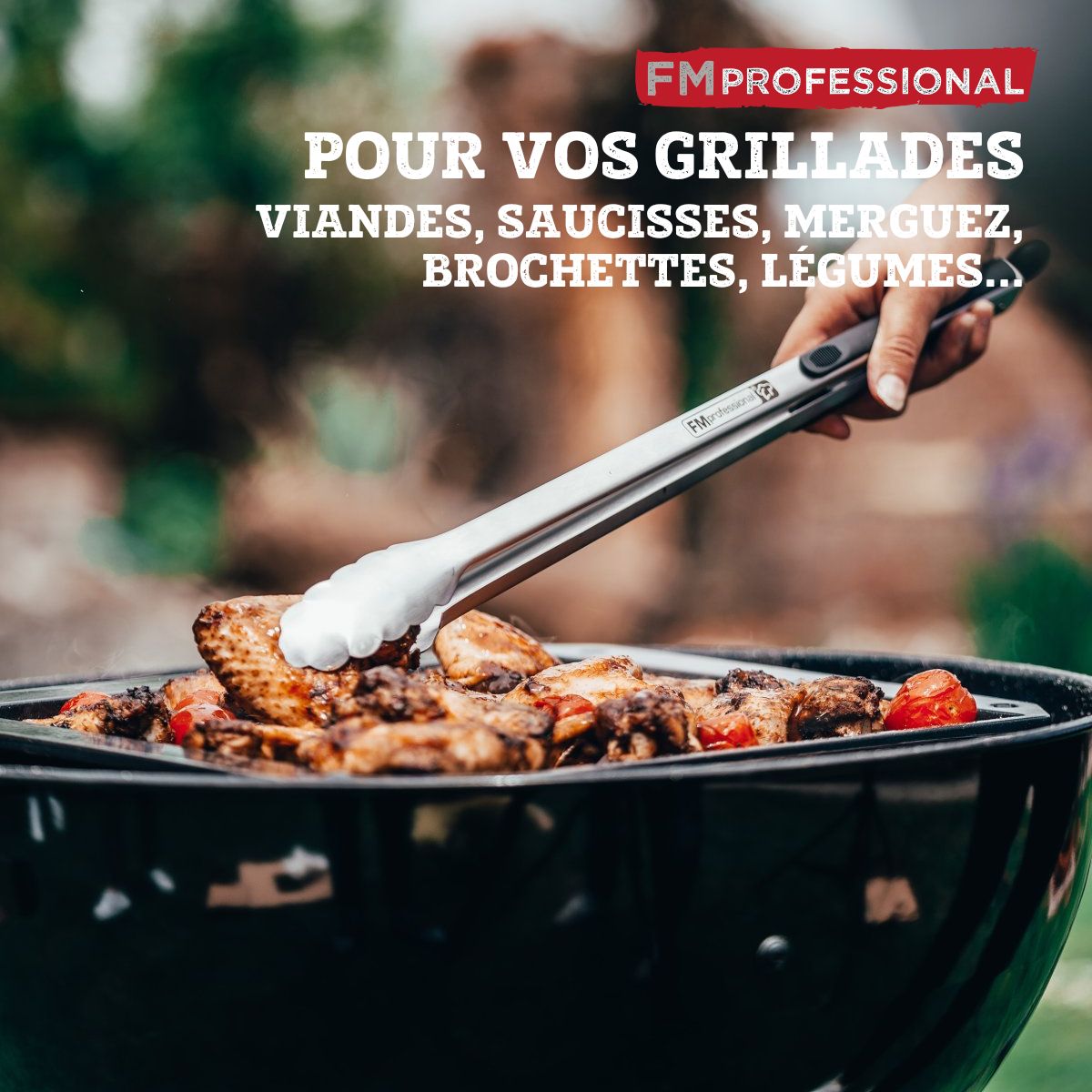 Pince à barbecue professionnelle FM Professional