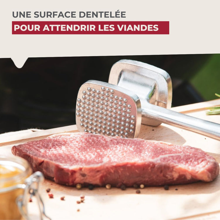 Attendrisseur à viande en aluminium 28 cm Fackelmann Basic