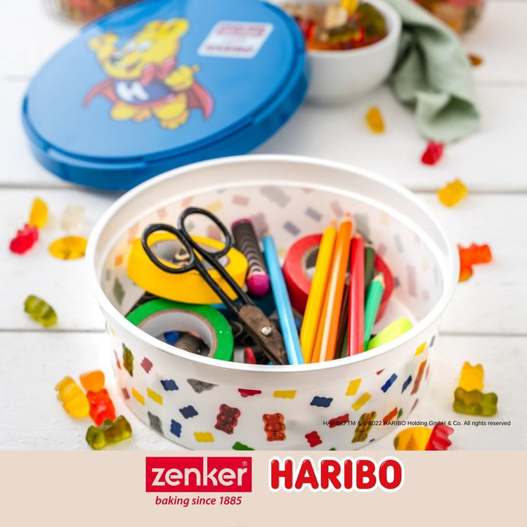 Boîte alimentaire avec couvercle en plastique 18,5 cm Zenker Haribo