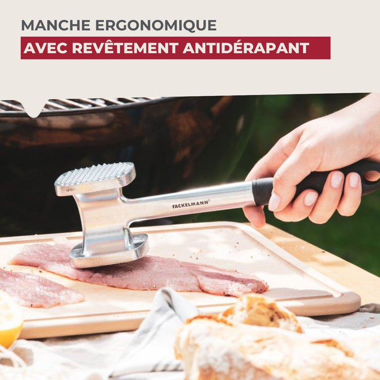 Attendrisseur à viande en aluminium 28 cm Fackelmann Basic