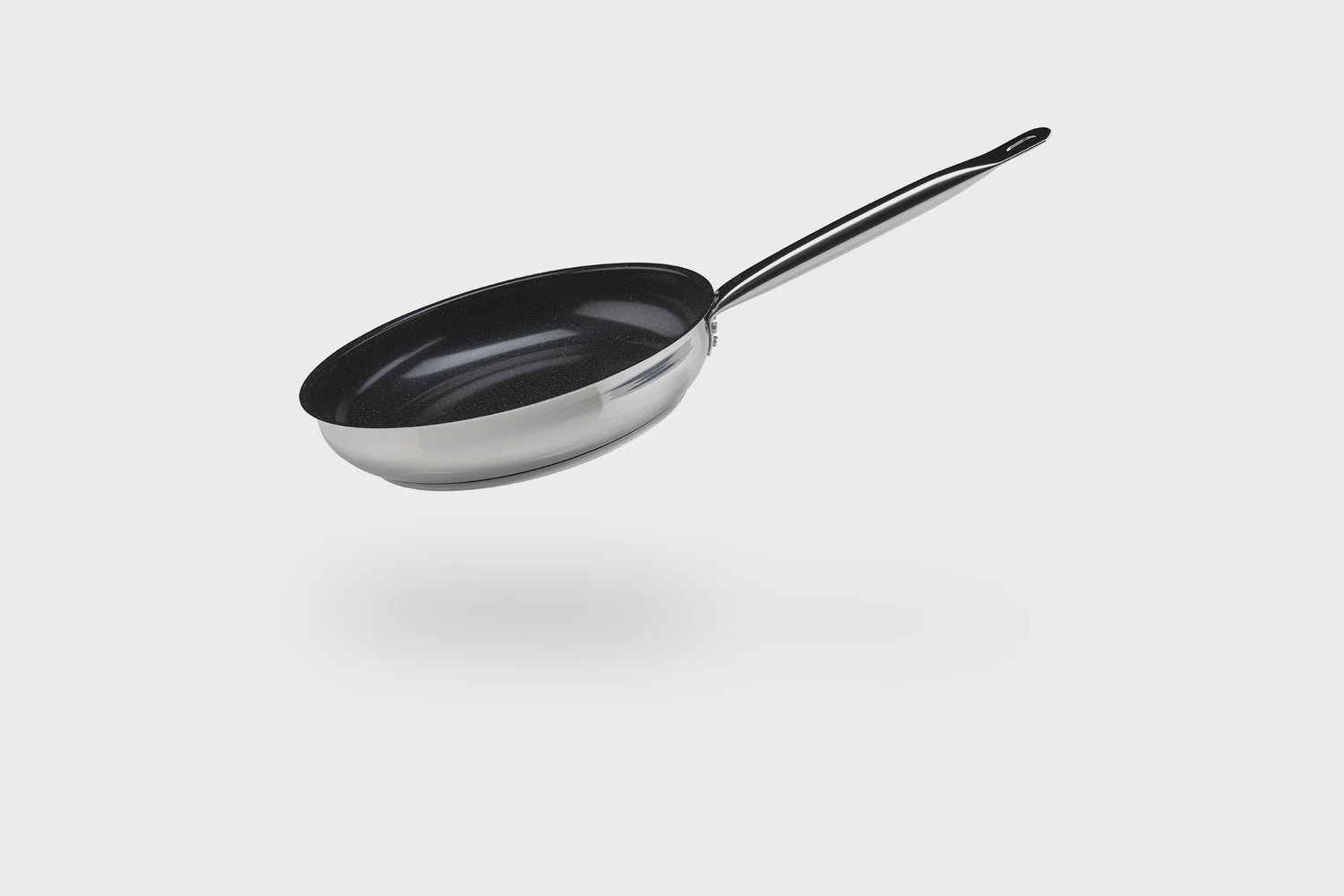 Set de 2 Poêles de cuisson avec revêtement céramique sans PFAS 24 cm et 28 cm Profi Therm Platinum Elo